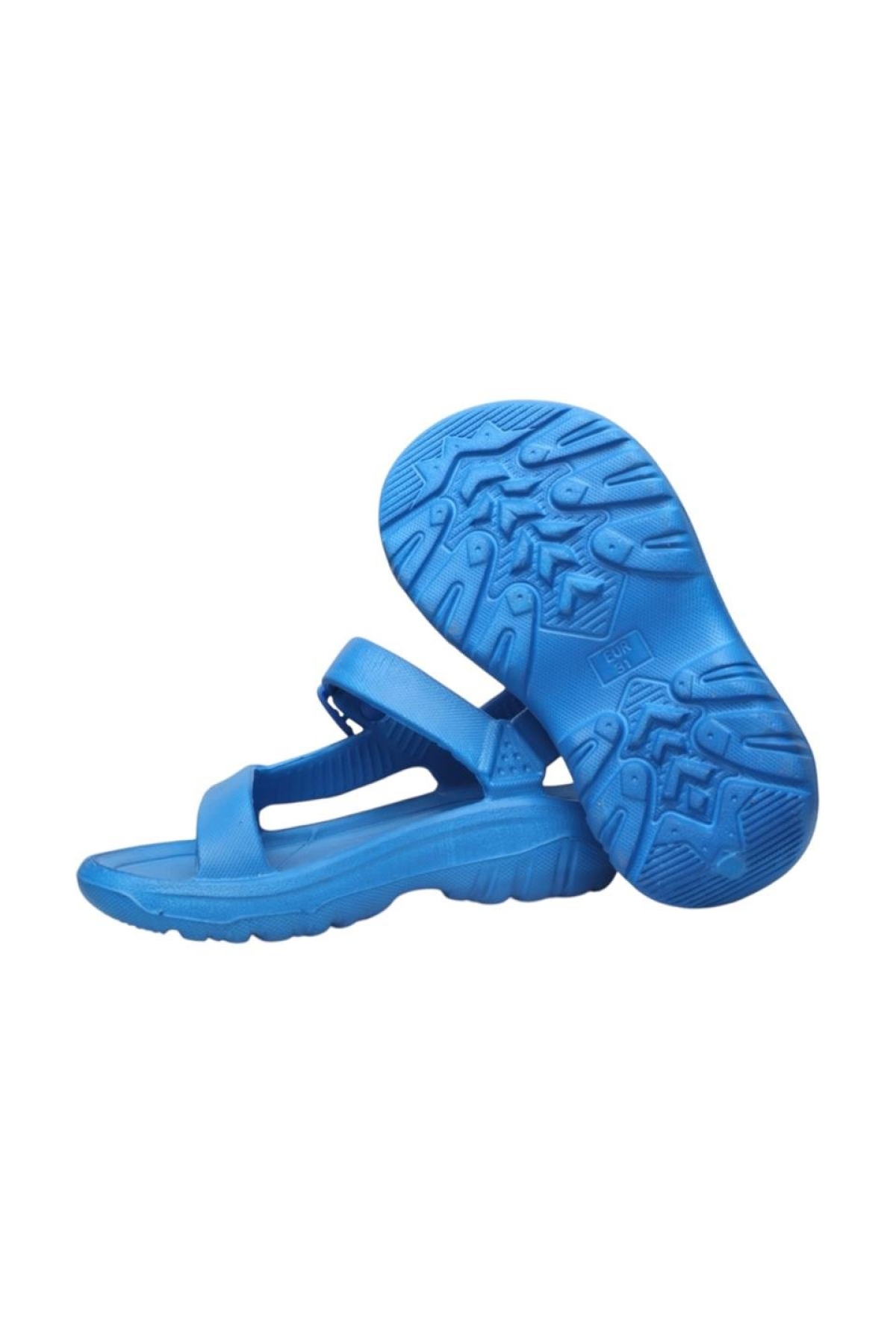 Kolay Giyilebilir Rahat Eva Çocuk Sandalet MAVİ - Görsel 5