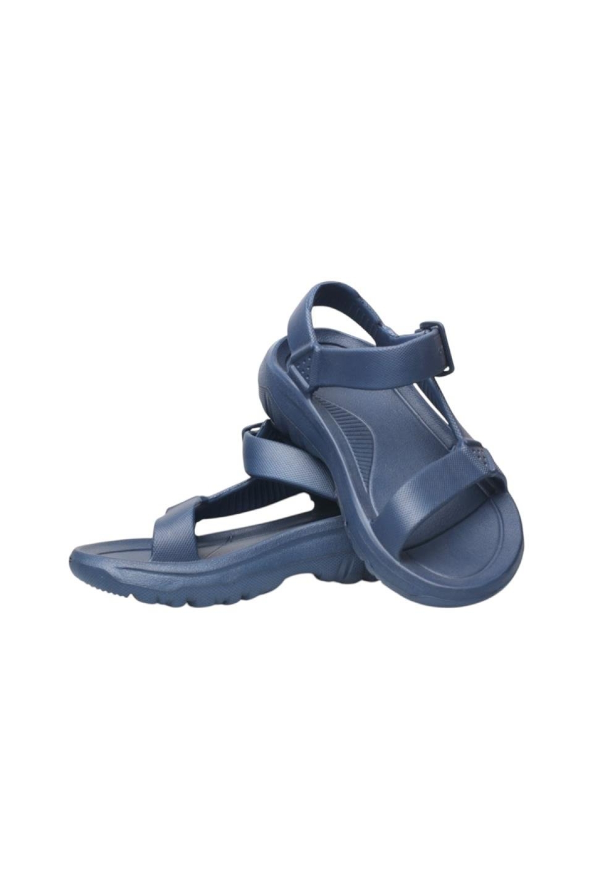 Kolay Giyilebilir Rahat Eva Çocuk Sandalet LACİVERT - Görsel 4