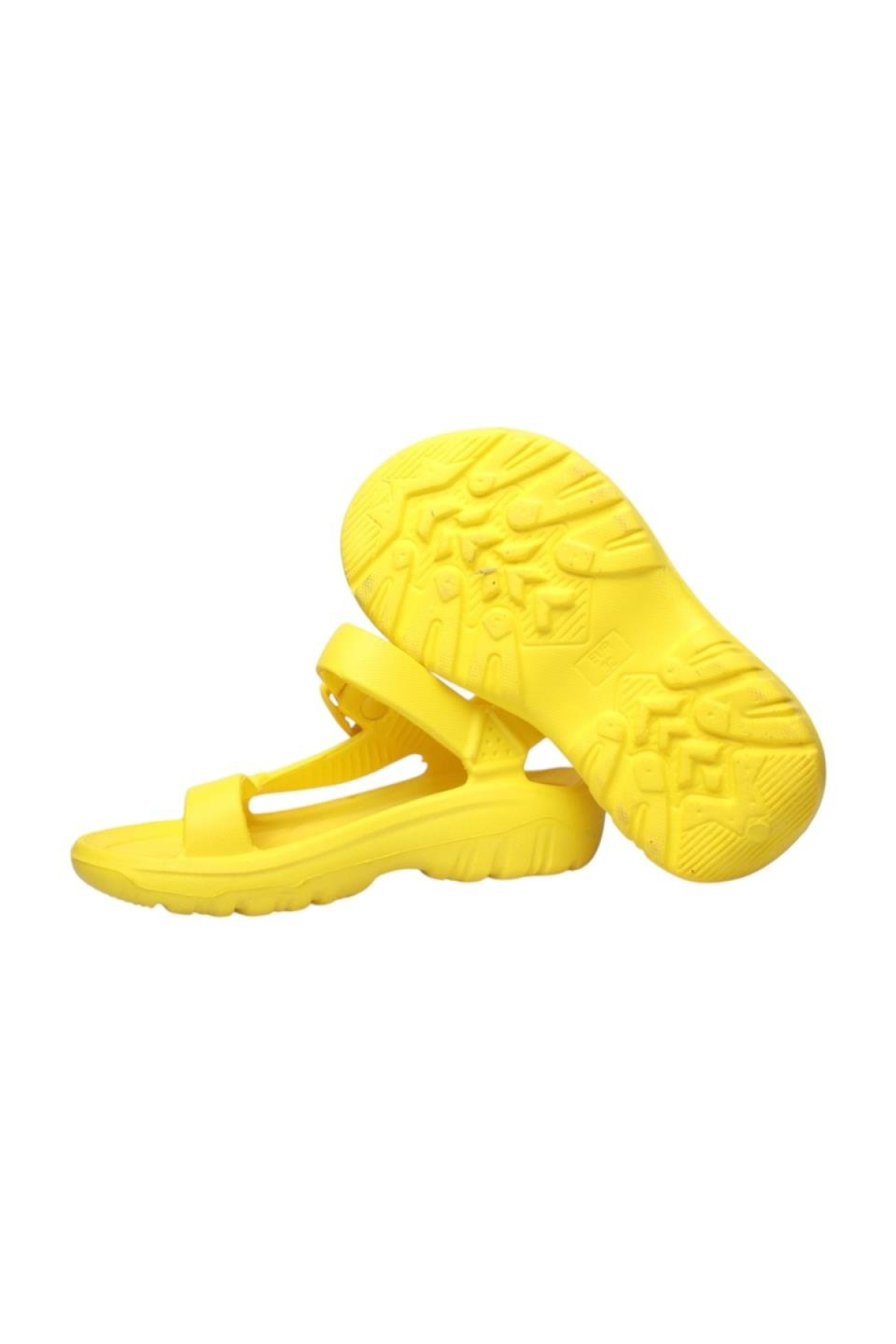 Kolay Giyilebilir Rahat Eva Çocuk Sandalet SARI - Görsel 6