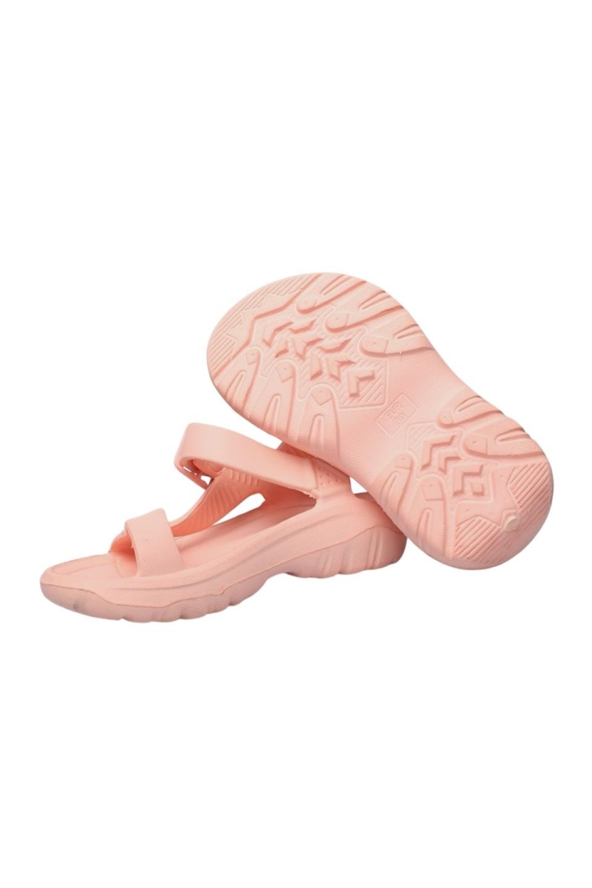 Kolay Giyilebilir Rahat Eva Çocuk Sandalet PUDRA - Görsel 5