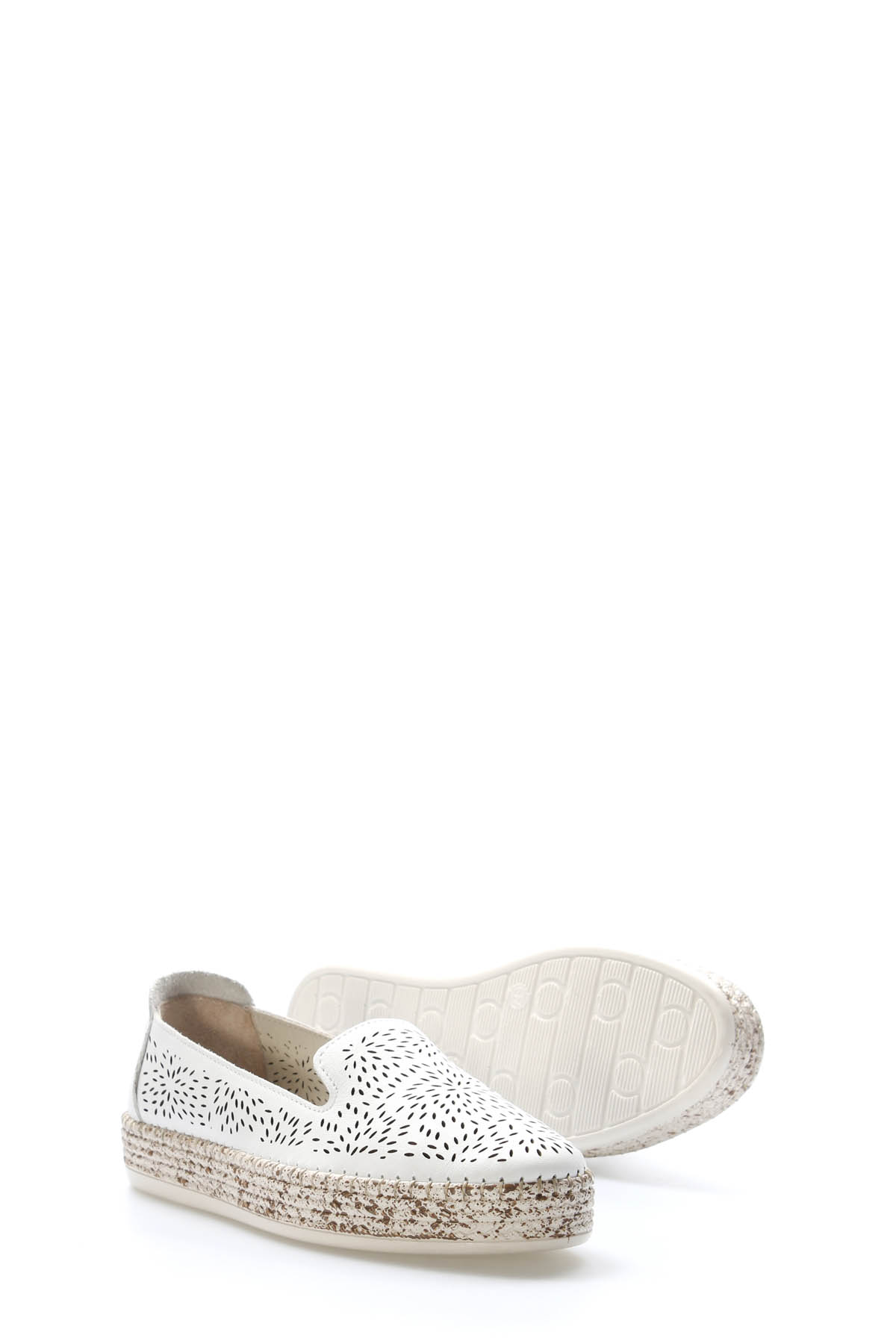 Hakiki Deri Kadın Casual Ayakkabı 139ZA200-1 - Görsel 4