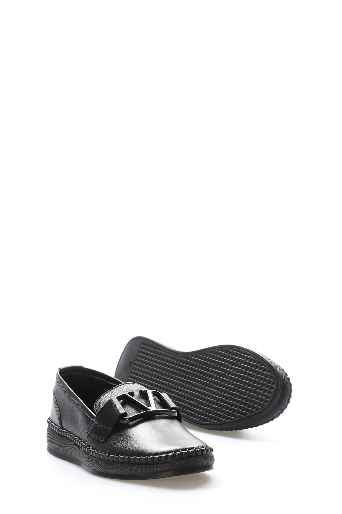 Hakiki Deri Kadın Casual Ayakkabı 164ZA2044 - Görsel 4