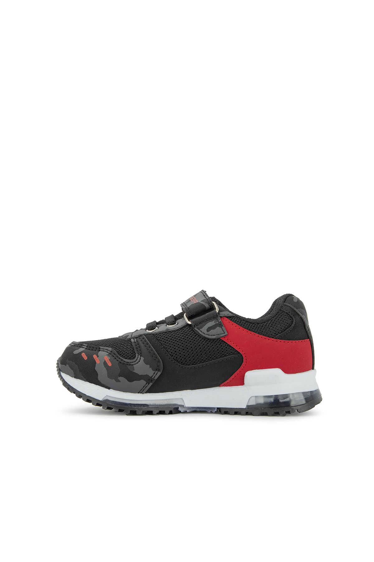 EDMOND KTN Erkek Çocuk Sneaker Ayakkabı Siyah Kamuflaj - Görsel 5