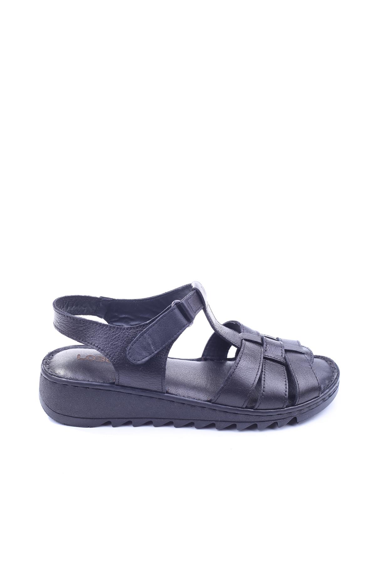 860 Günlük Anatomik Deri Sandalet - Görsel 3