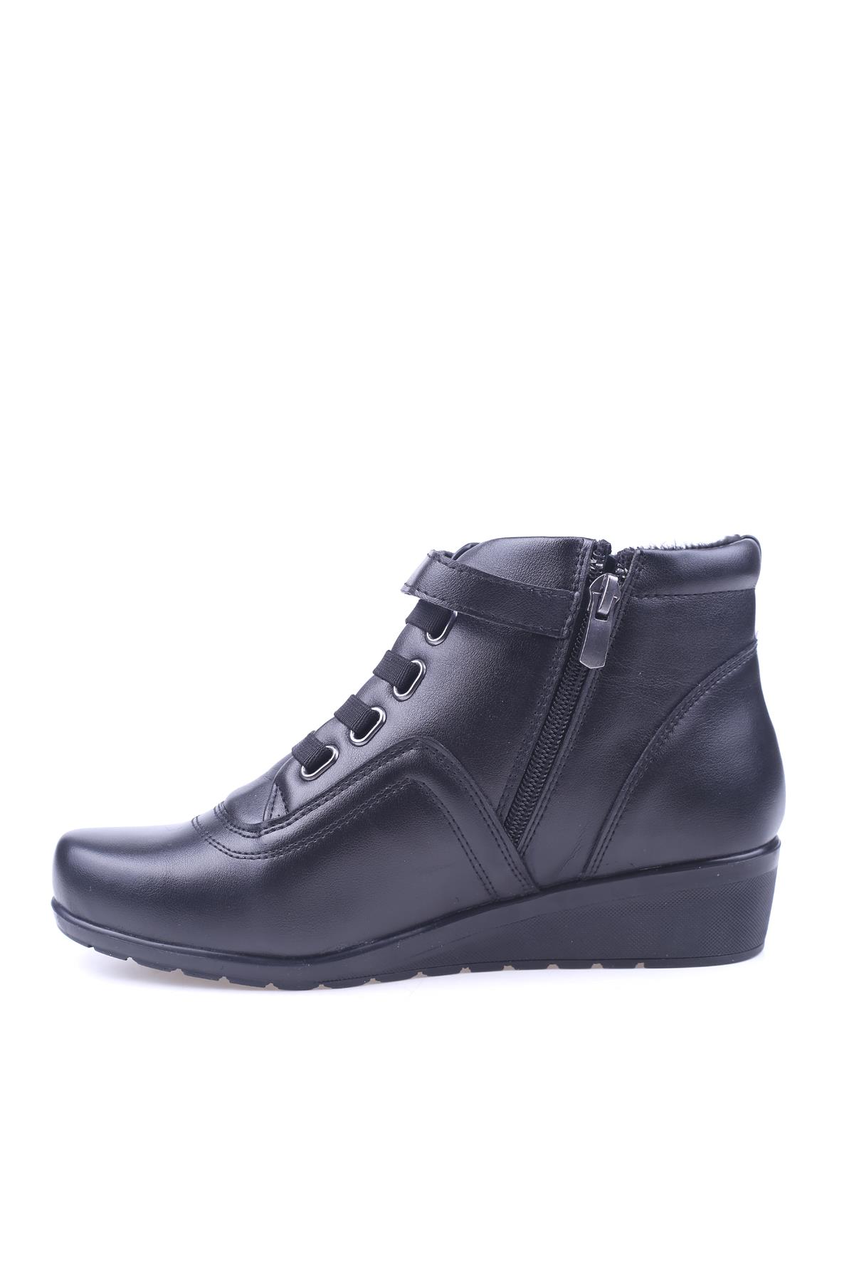 311 Termo Taban Siyah Kadın Bot - Görsel 4