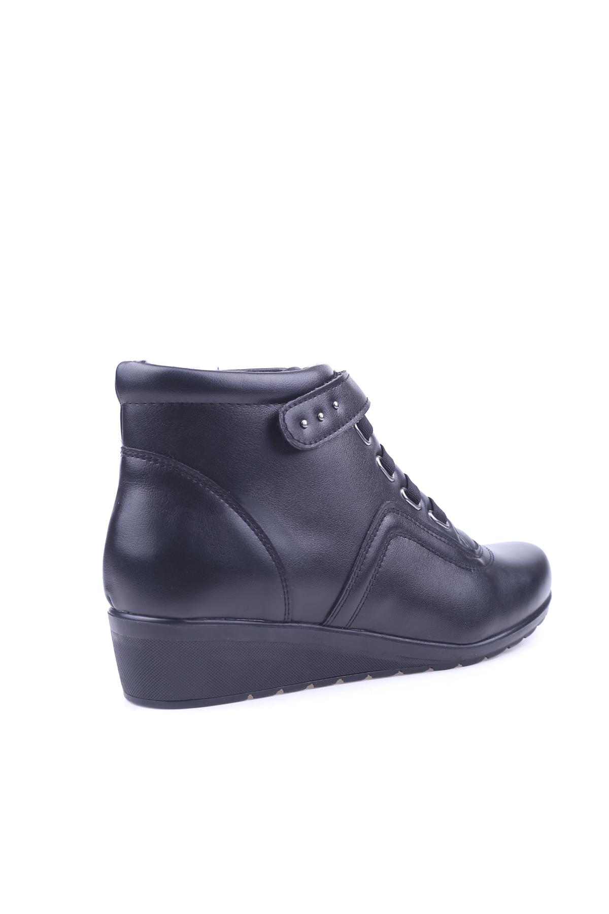 311 Termo Taban Siyah Kadın Bot - Görsel 5