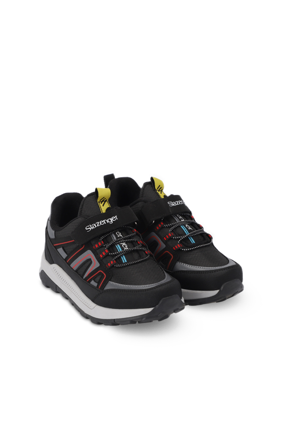 KROSS KTN Unisex Çocuk Sneaker Ayakkabı Siyah / Kırmızı - Görsel 3