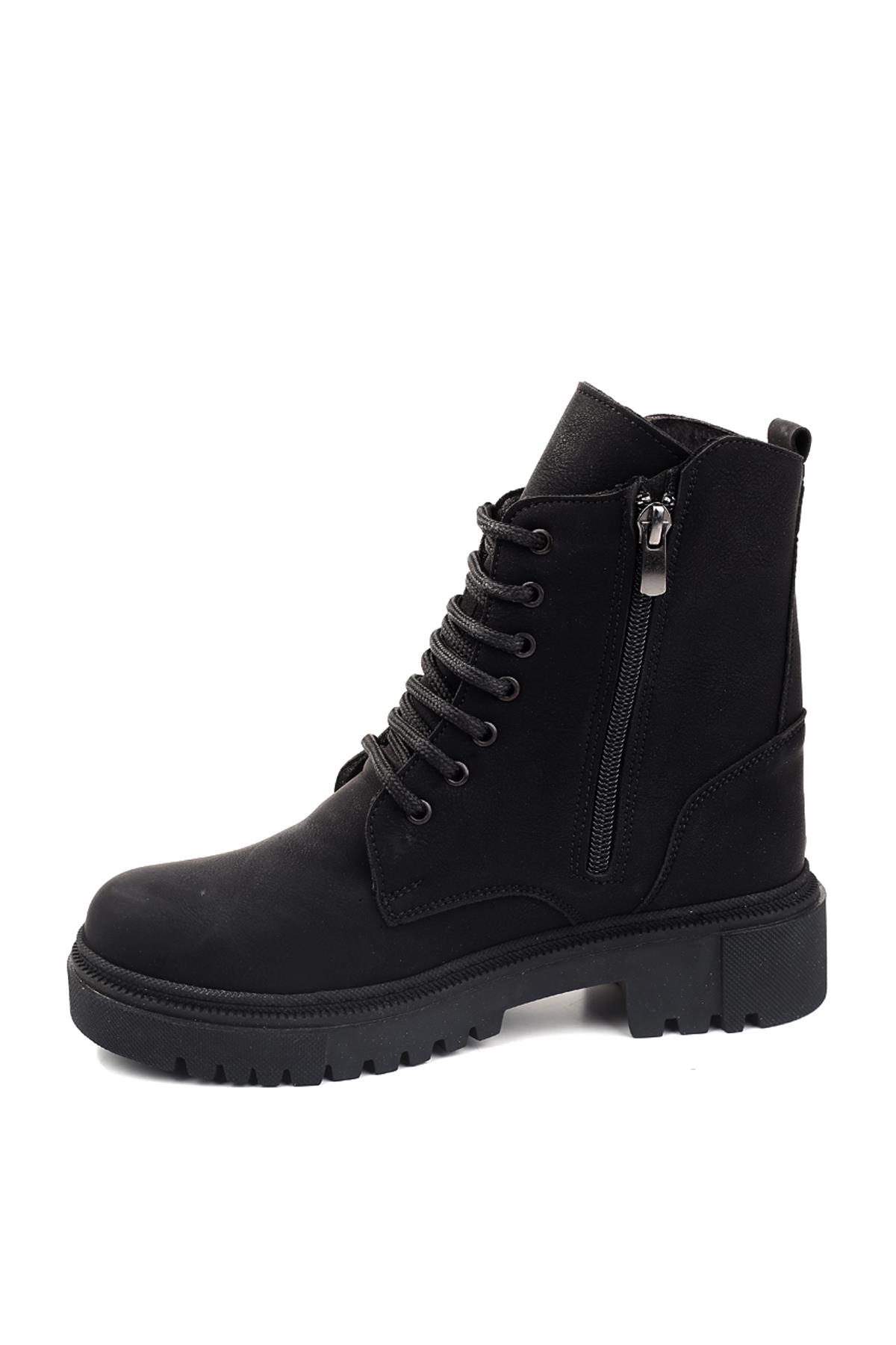 Sdf 56 Termo Taban Bağcıklı Postal Günlük Kadın Bot - Görsel 4