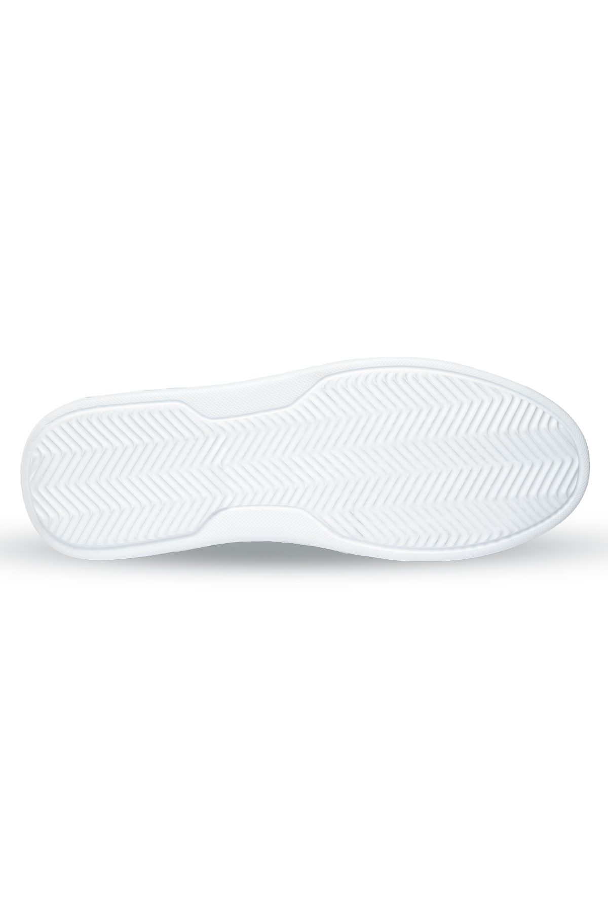 Beyaz Casual Bağcıklı Deri Sneakers - Görsel 10