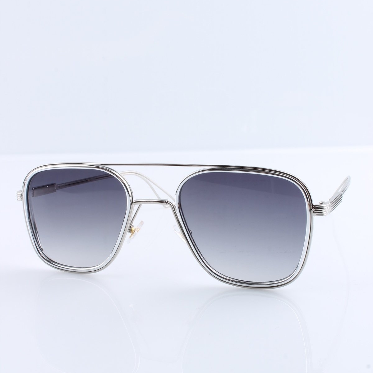 Max PoloUV400 Gümüş Erkek Güneş Gözlüğü 1MXP91653R04