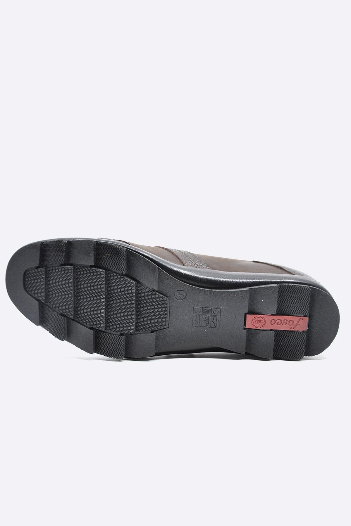 3530 Erkek Hakiki Deri Spor Sıcak Astar Ayakkabı - Görsel 6