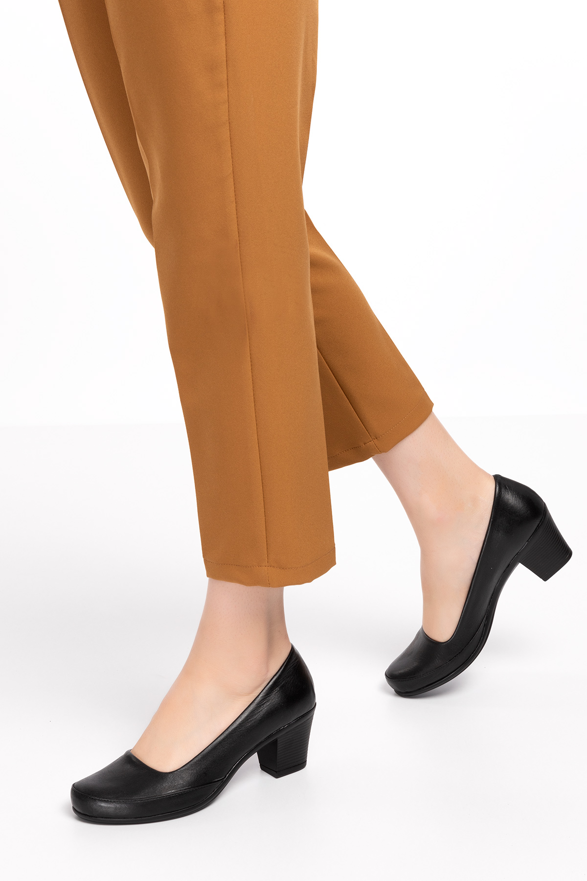 Gondol Kadın Hakiki Deri Klasik Topuklu Ayakkabı vdt.8080 - Görsel 8