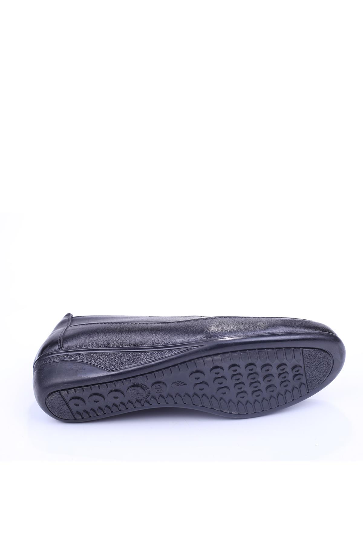 138 Kadın Siyah Günlük Ortop Anne Ayakkabısı - Görsel 6