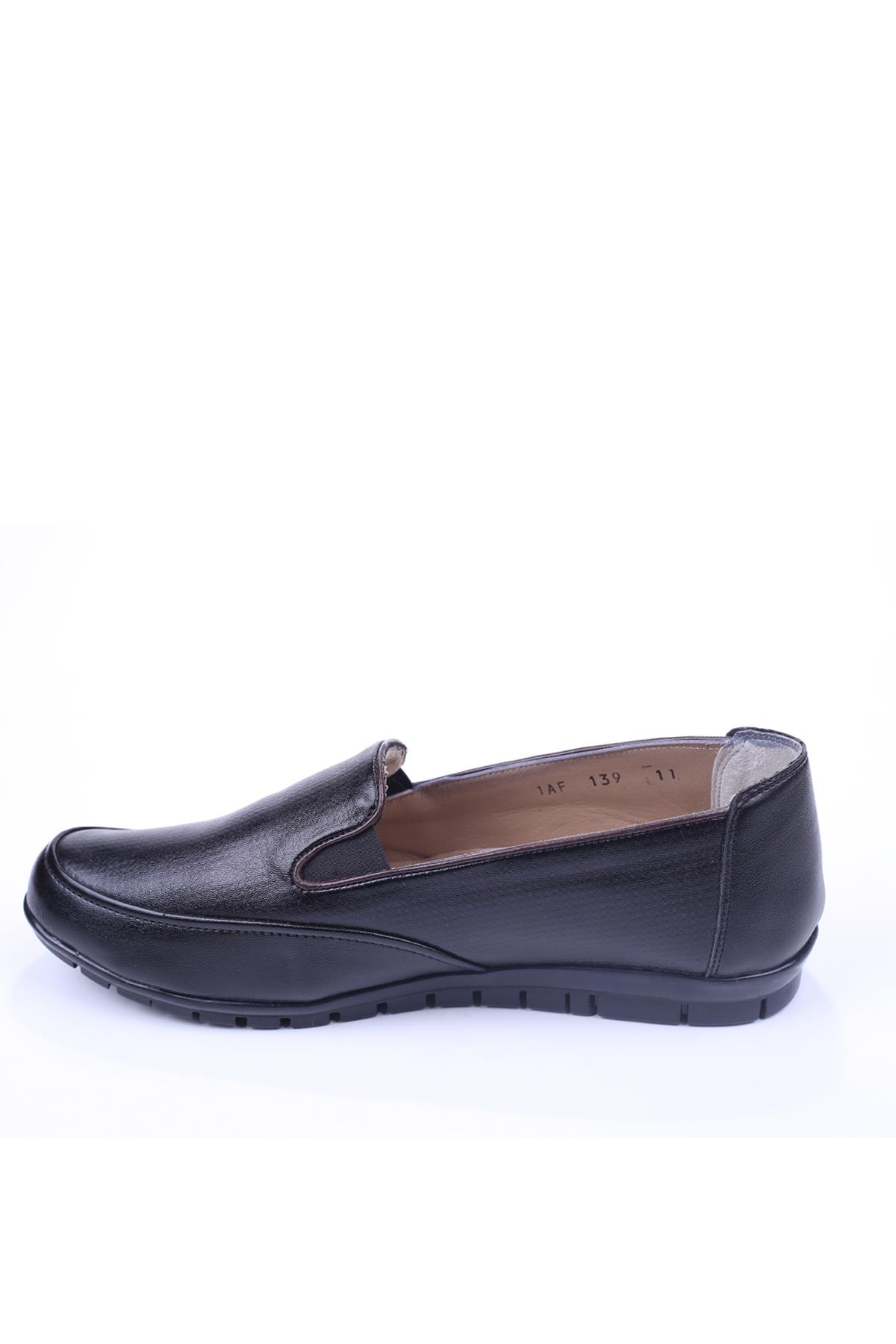 M139 Kadın Siyah Günlük Ortop Anne Ayakkabısı - Görsel 4