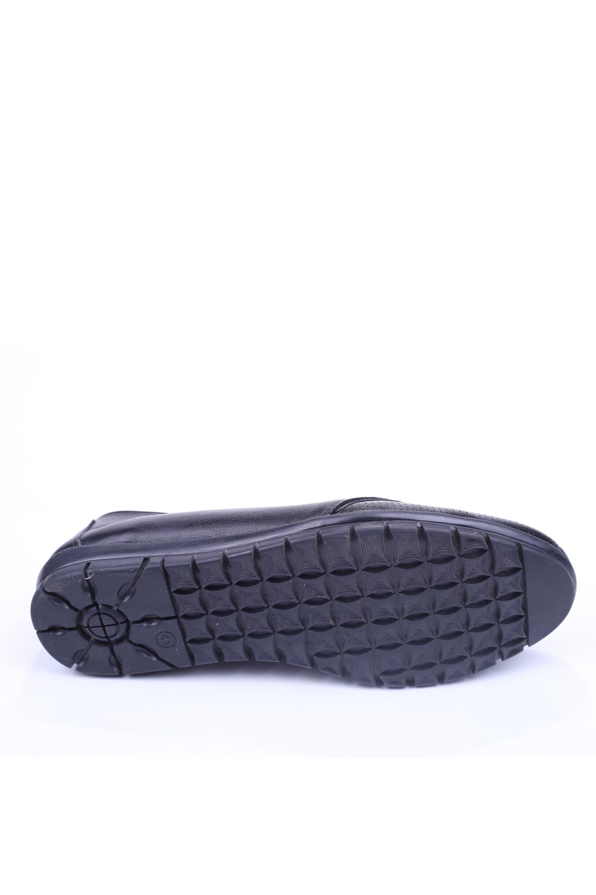 124 Kadın Siyah Günlük Ortop Anne Ayakkabısı - Görsel 6