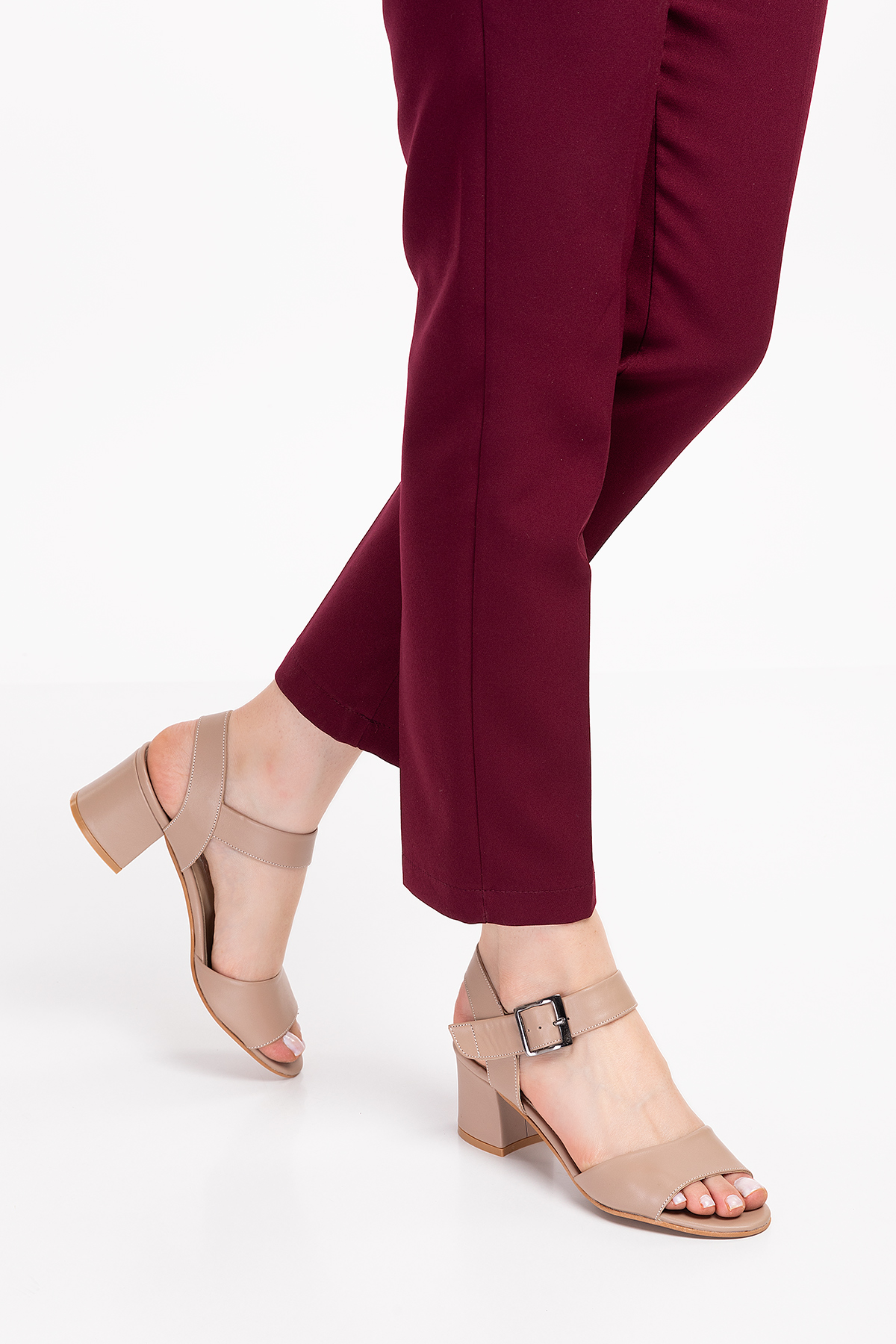 Gondol Kadın Hakiki Deri Topuklu Ayakkabı şhn.1937 - Görsel 2