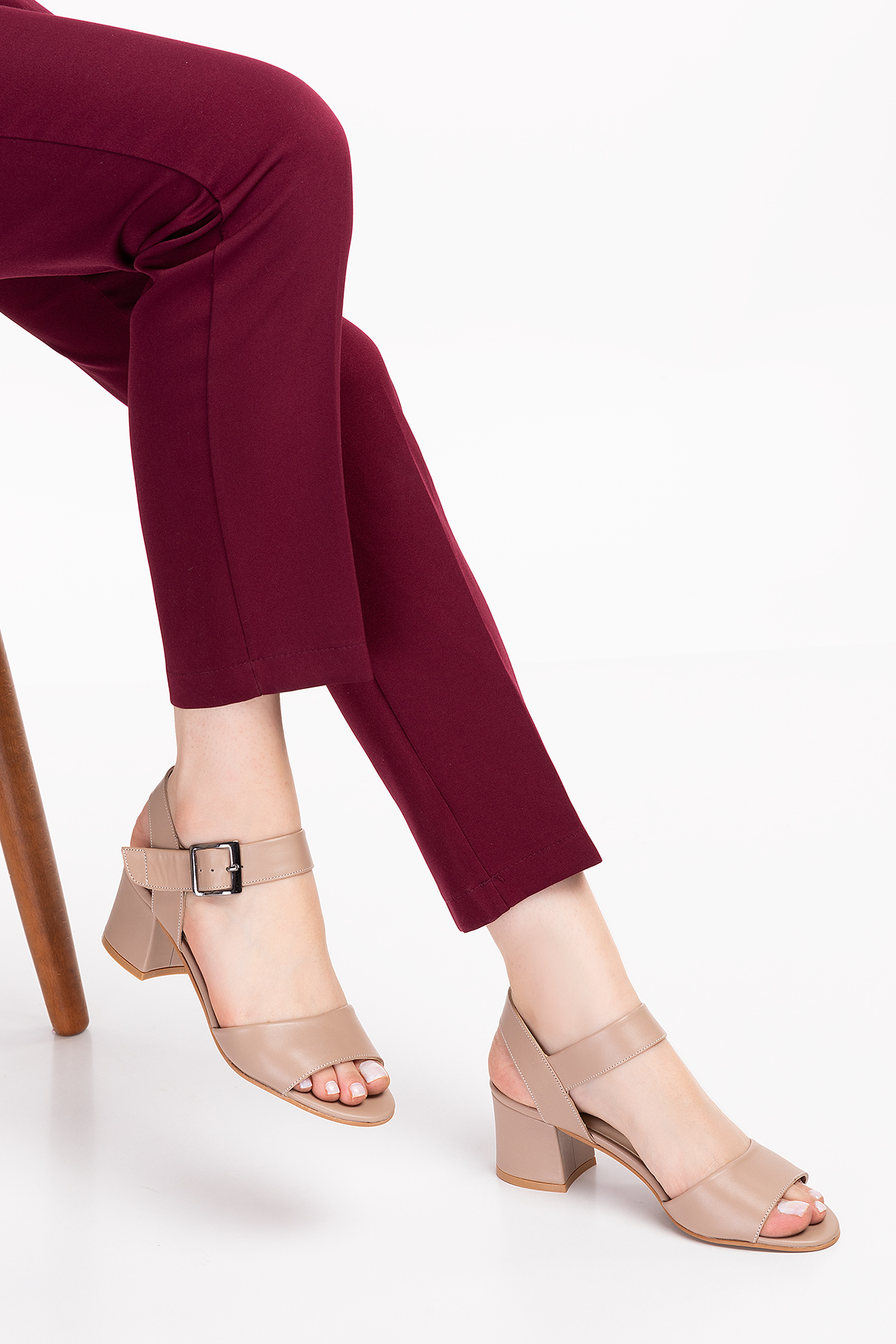 Gondol Kadın Hakiki Deri Topuklu Ayakkabı şhn.1937 - Görsel 3