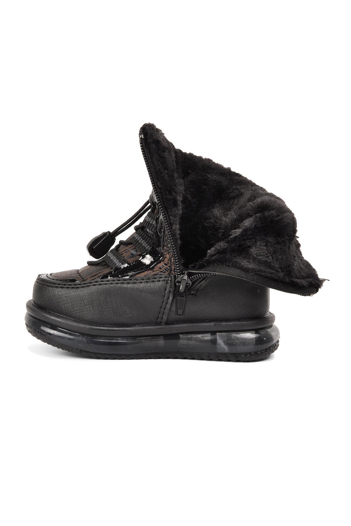 Twingo 9090 Kız Çocuk İçi Yünlü Termo Taban Kar Botu - Görsel 5