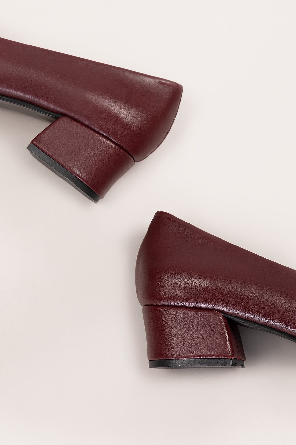 Gondol Kadın Hakiki Deri Topuklu Hostes Ayakkabısı şhn.801 - Görsel 5