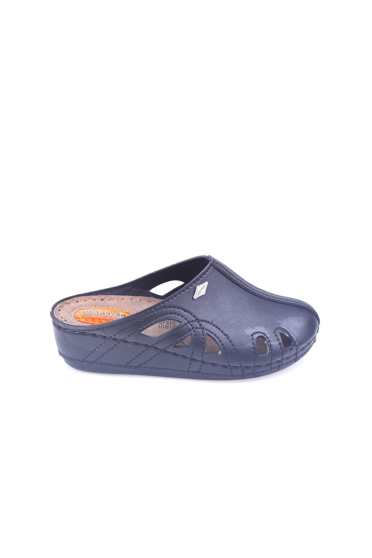 Aryan Aryan Siyah 130 Önü Kapalı Jell Taban Günlük Kadın Terlik Sandalet & Terlik | Flo Siyah - 2. görsel