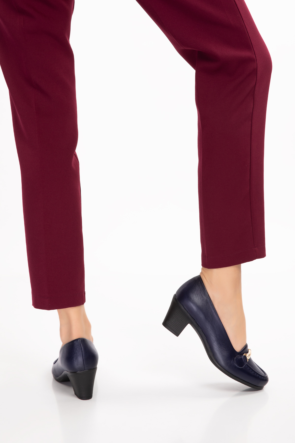 Gondol Hakiki Deri Rahat Klasik Topuklu Ayakkabı vdt.71 - Görsel 5