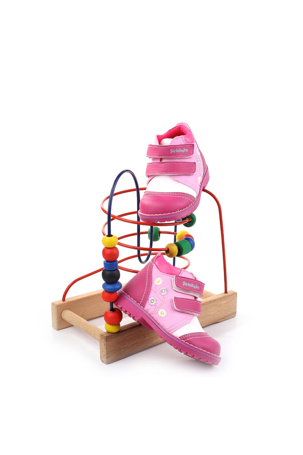 Şirin Bebe 3248 Cırtlı Kaymaz Taban Kız Çocuk Bot - Görsel 3