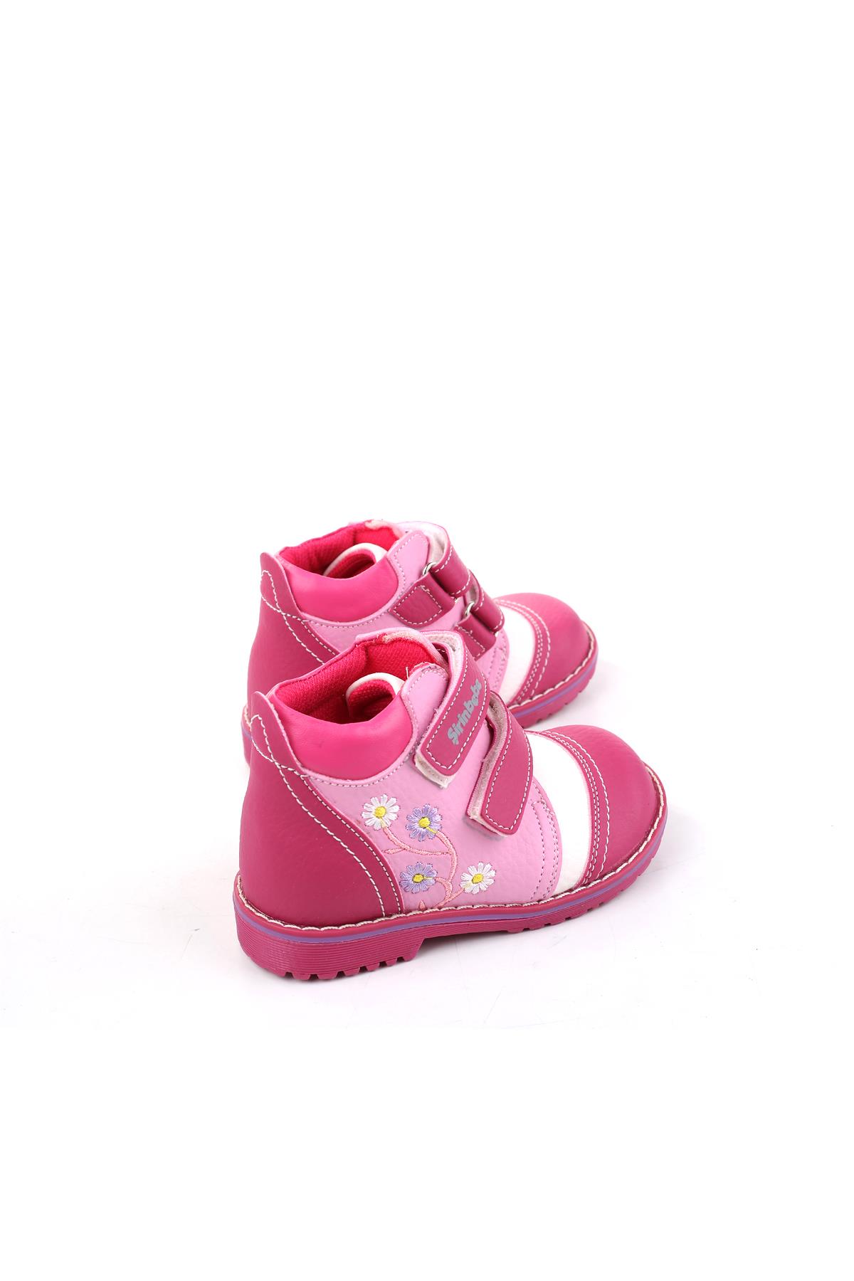 Şirin Bebe 3248 Cırtlı Kaymaz Taban Kız Çocuk Bot - Görsel 5
