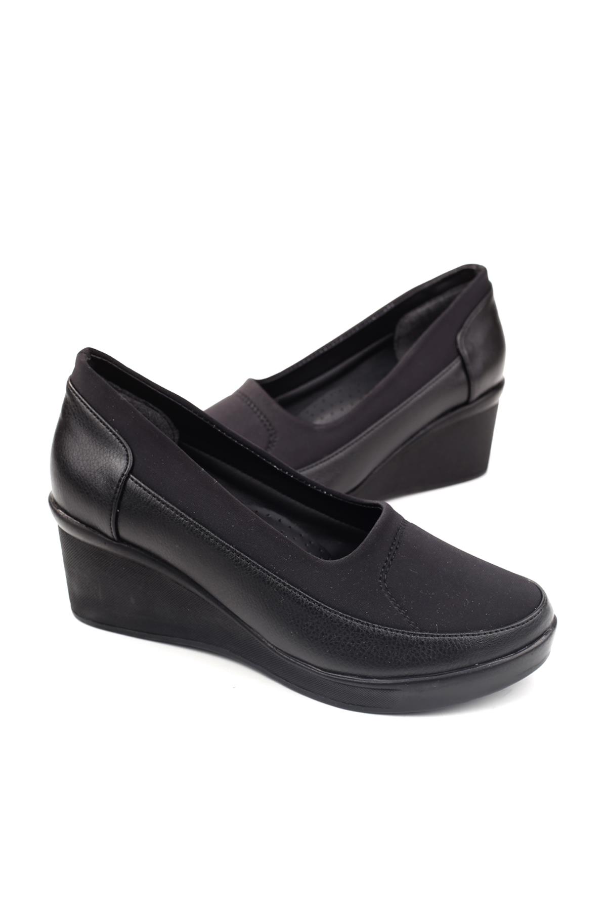 Mavişim 3334 Kadın Dolgu Topuk Strech Ayakkabı - Görsel 3