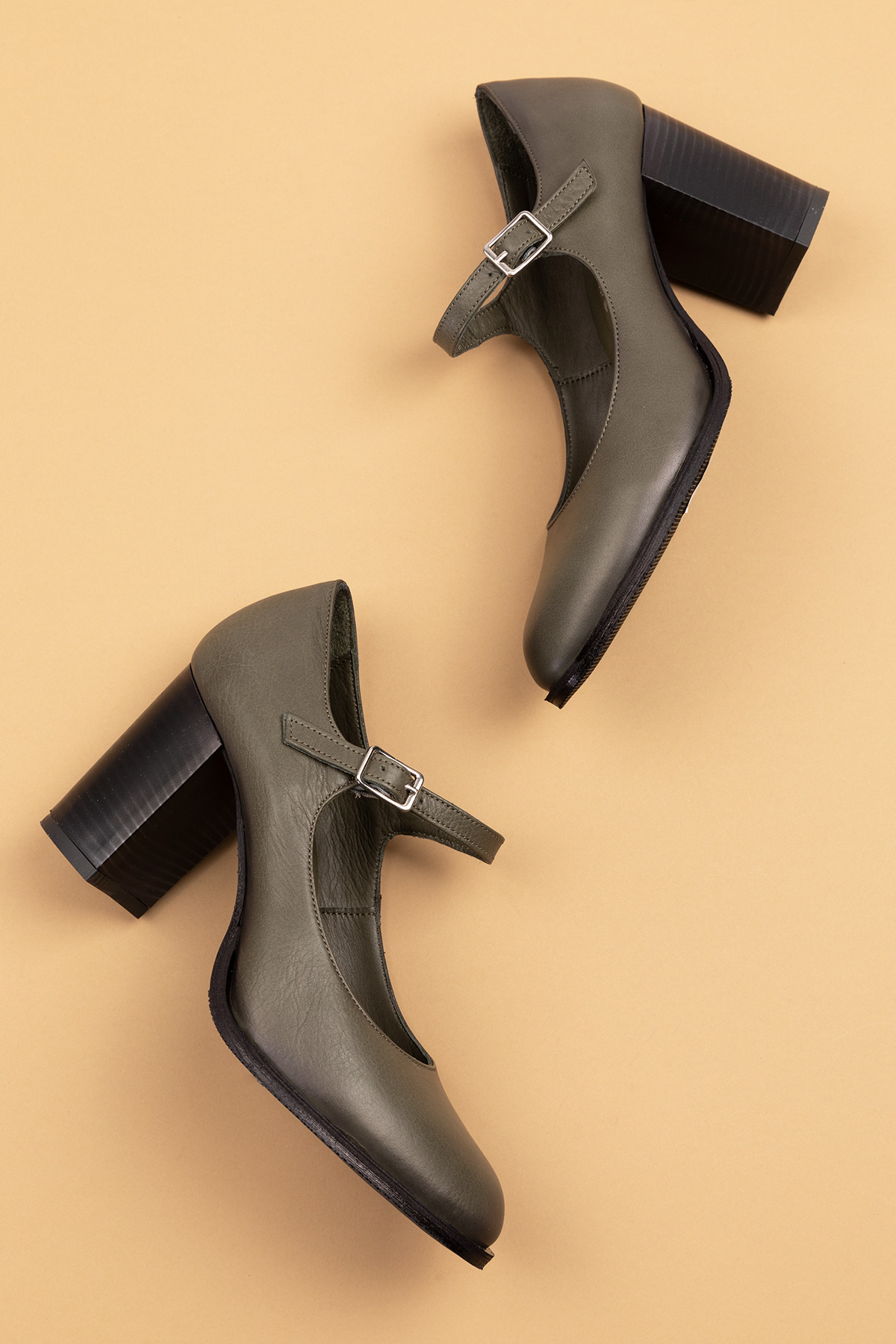 Gondol Kadın Hakiki Deri Rahat Topuklu Ayakkabı anl.2146 - Görsel 8