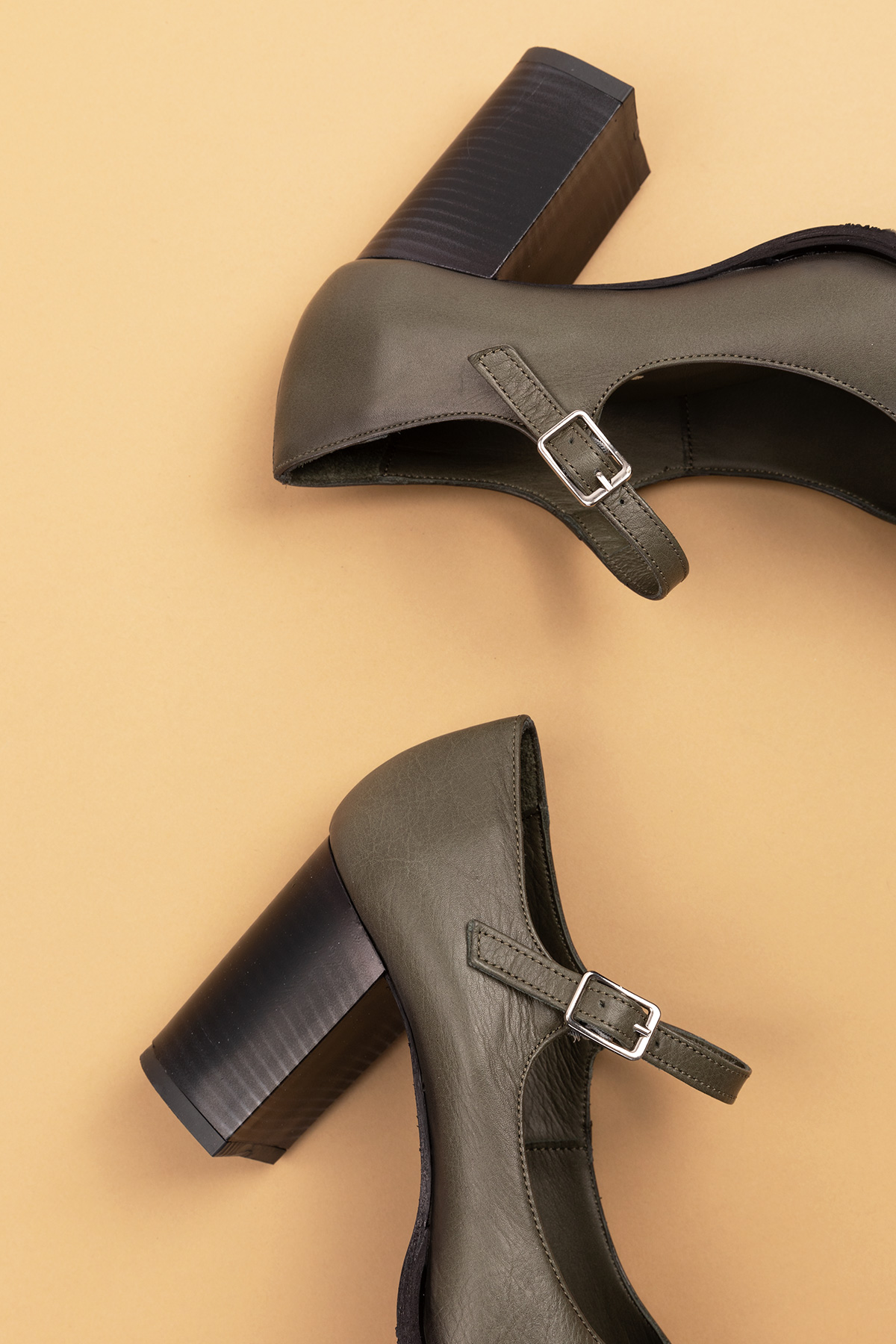 Gondol Kadın Hakiki Deri Rahat Topuklu Ayakkabı anl.2146 - Görsel 9