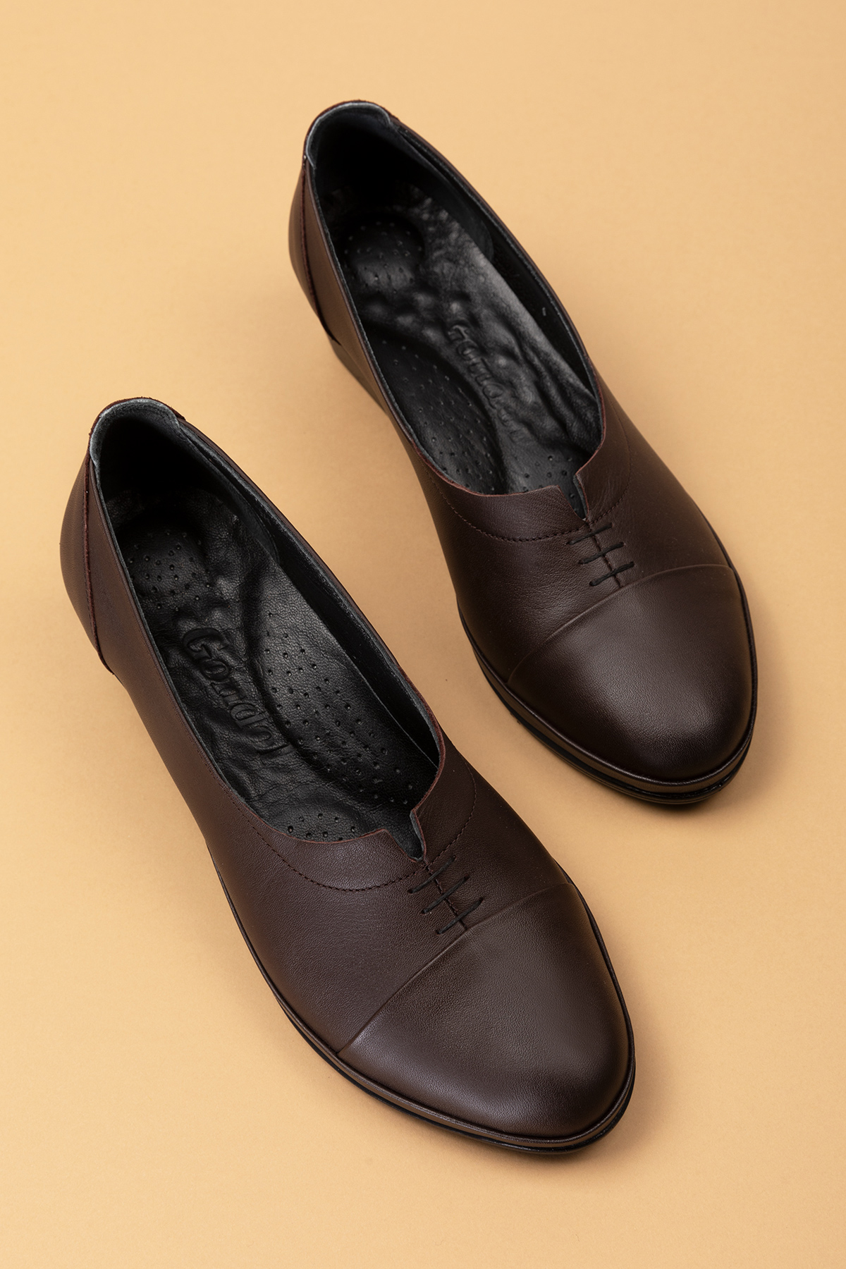 Gondol Kadın Hakiki Deri Topuklu Ayakkabı msa.67 - Görsel 3