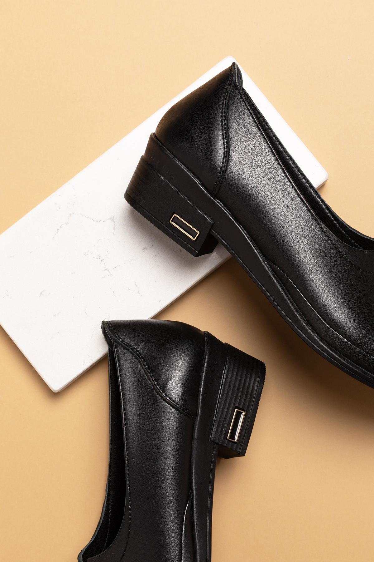 Gondol Kadın Hakiki Deri Topuklu Ayakkabı msa.67 - Görsel 3