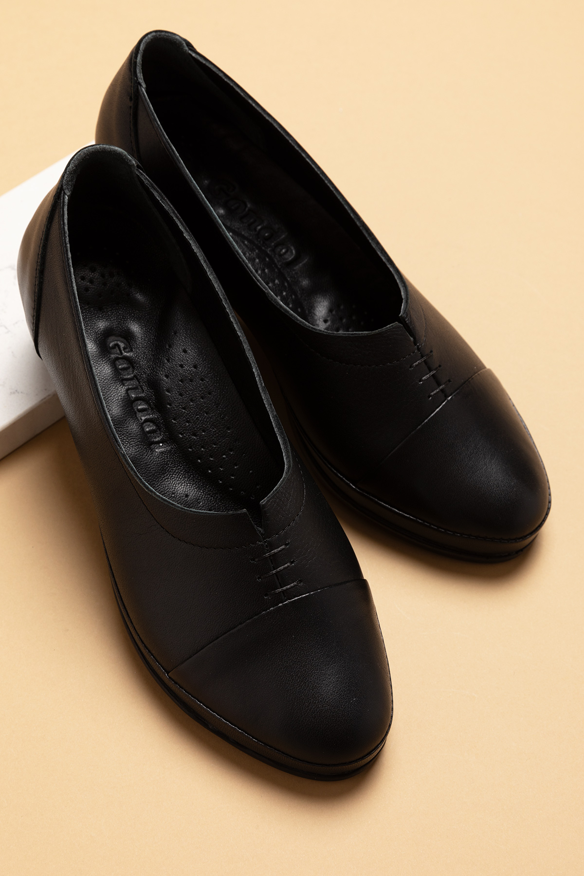 Gondol Kadın Hakiki Deri Topuklu Ayakkabı msa.67 - Görsel 9