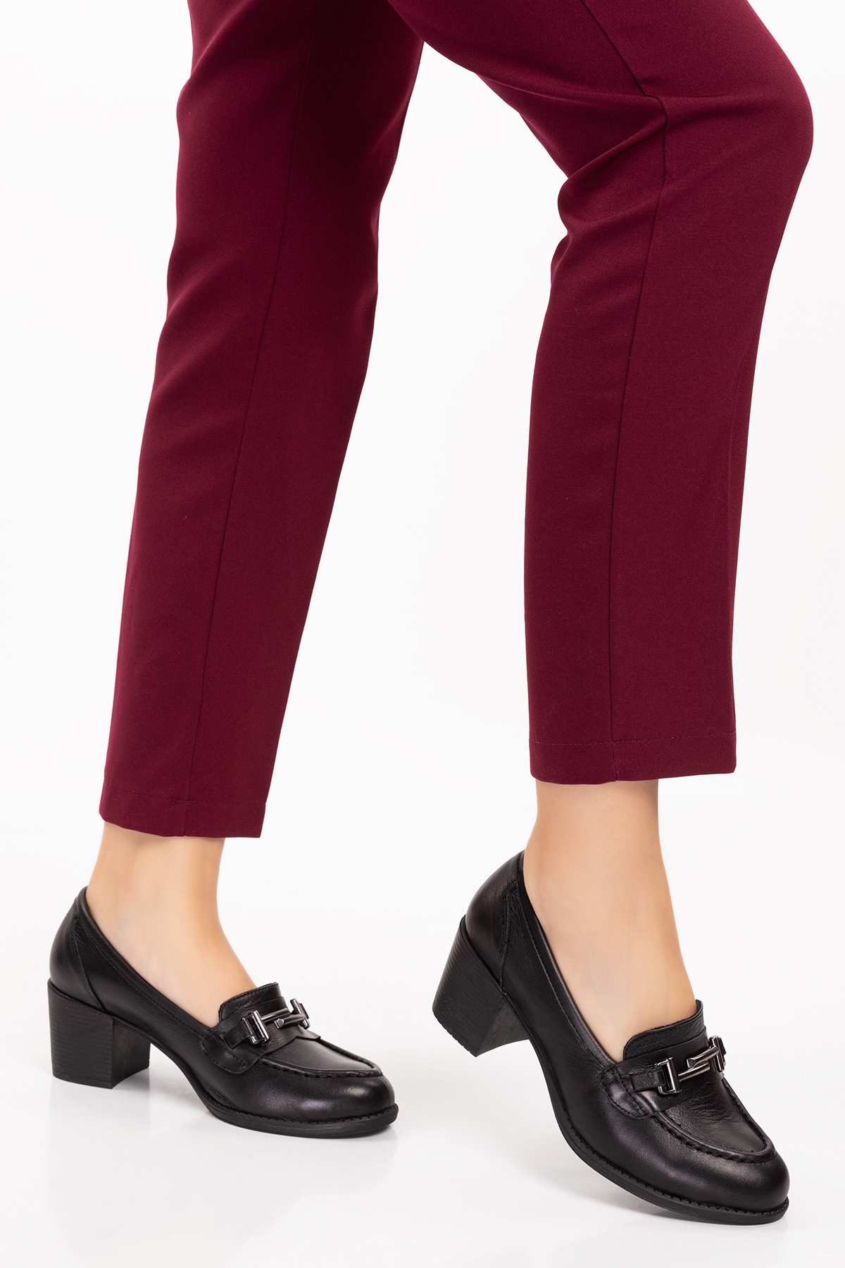 Gondol Kadın Hakiki Deri Rahat Topuklu Ayakkabı anl.7082 - Görsel 2