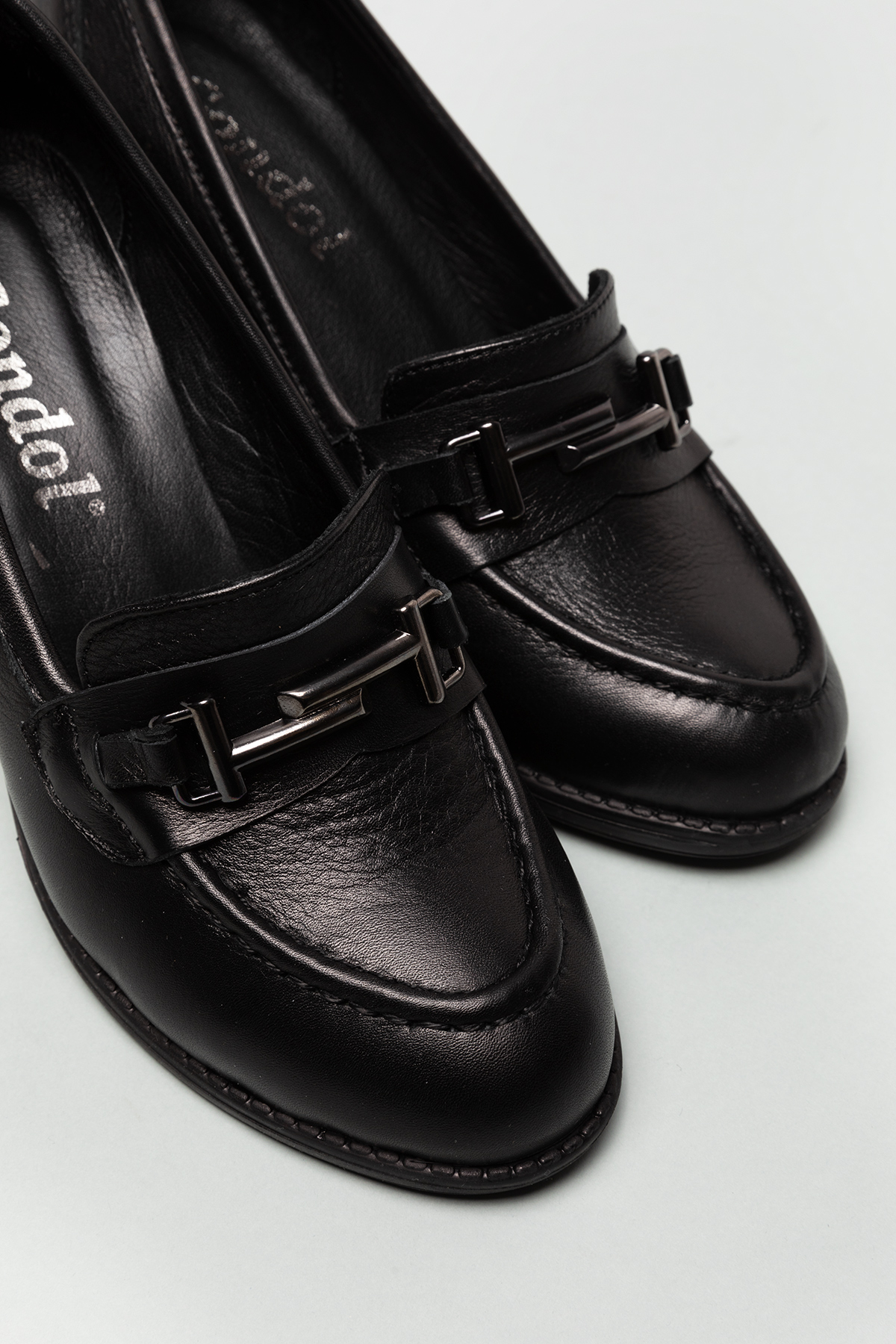 Gondol Kadın Hakiki Deri Rahat Topuklu Ayakkabı anl.7082 - Görsel 4