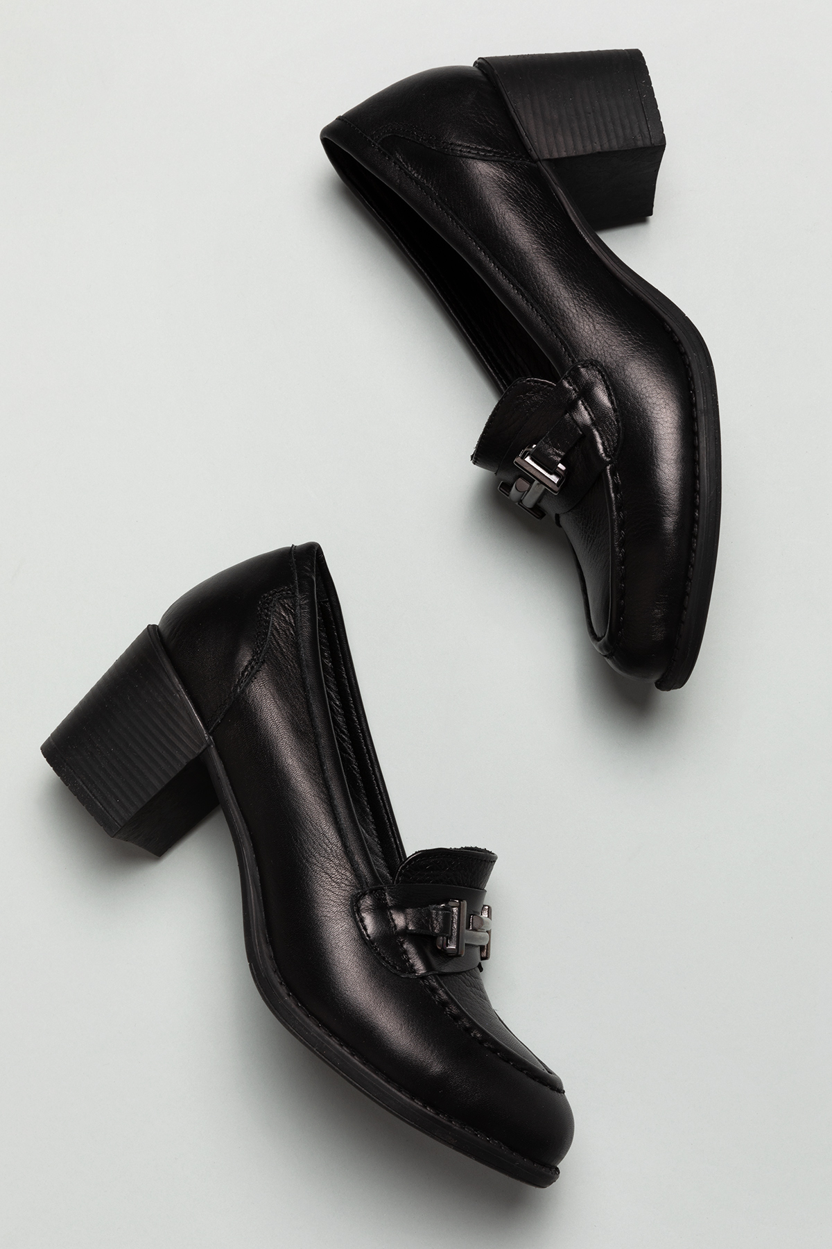 Gondol Kadın Hakiki Deri Rahat Topuklu Ayakkabı anl.7082 - Görsel 5