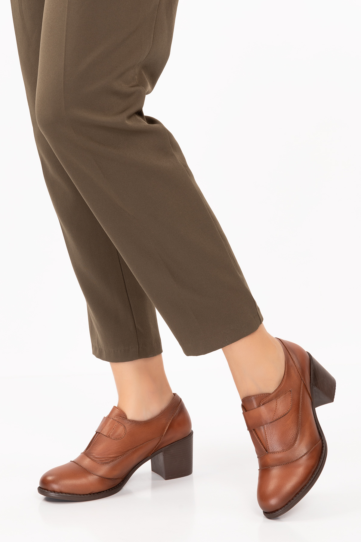 Gondol Kadın Hakiki Deri Rahat Topuklu Ayakkabı anl.7092 - Görsel 4