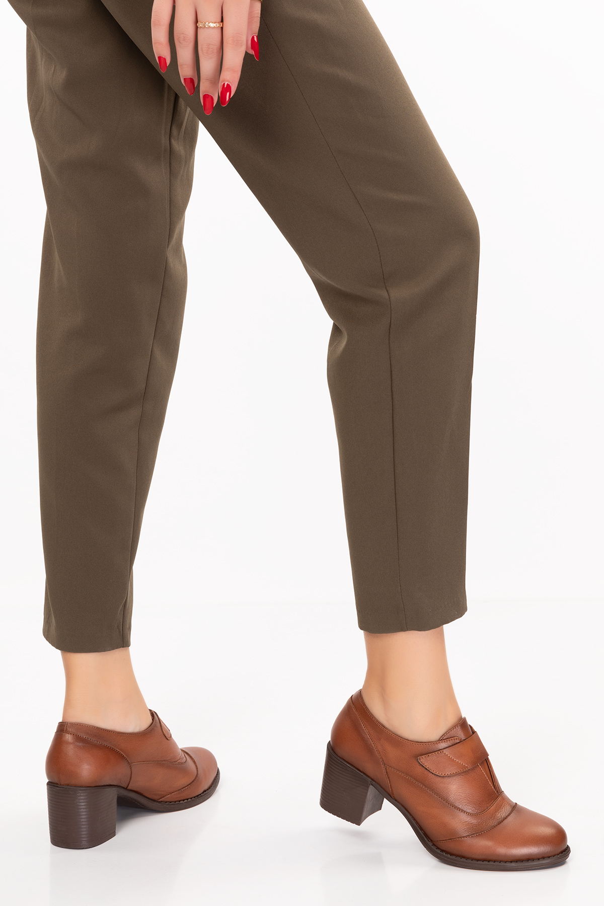 Gondol Kadın Hakiki Deri Rahat Topuklu Ayakkabı anl.7092 - Görsel 6