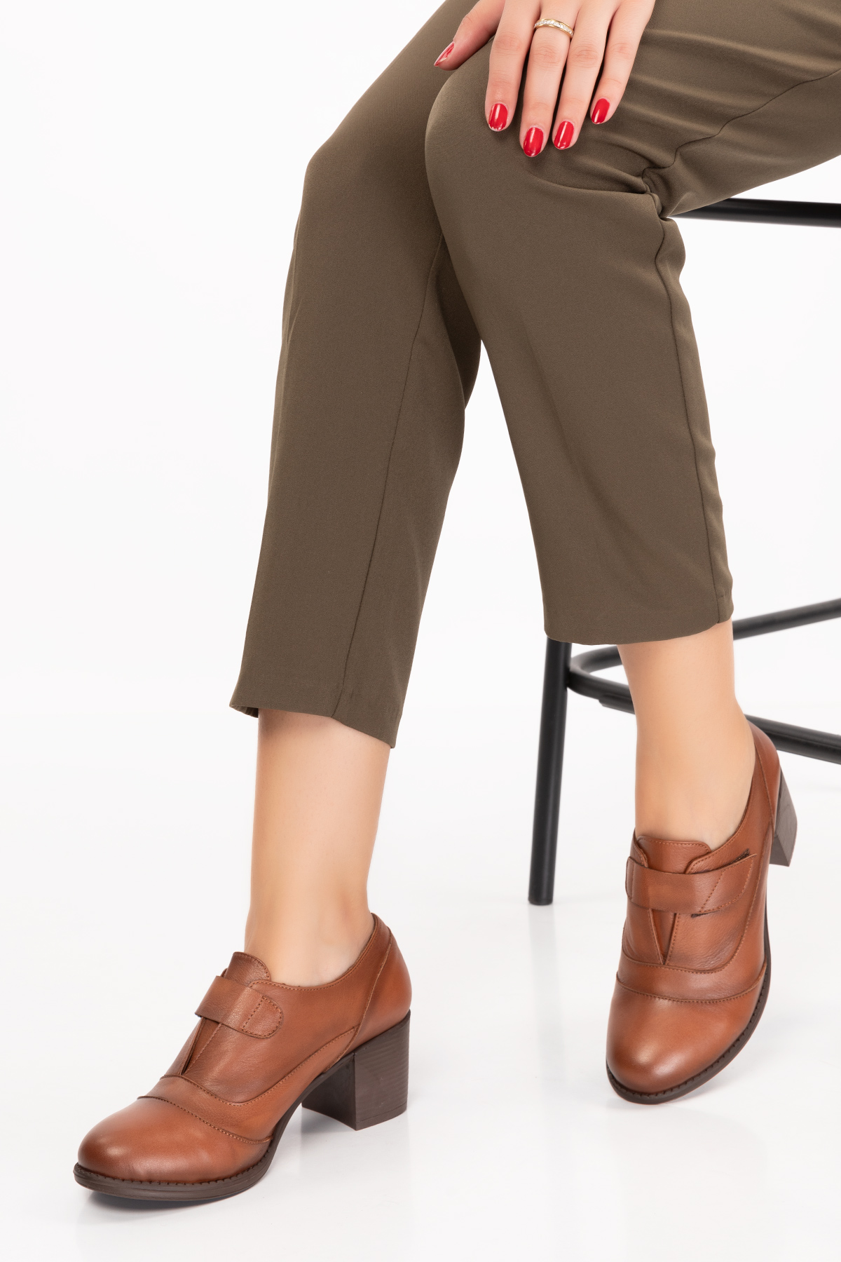 Gondol Kadın Hakiki Deri Rahat Topuklu Ayakkabı anl.7092 - Görsel 7