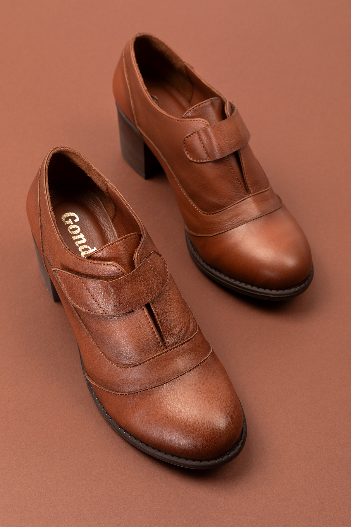 Gondol Kadın Hakiki Deri Rahat Topuklu Ayakkabı anl.7092 - Görsel 8