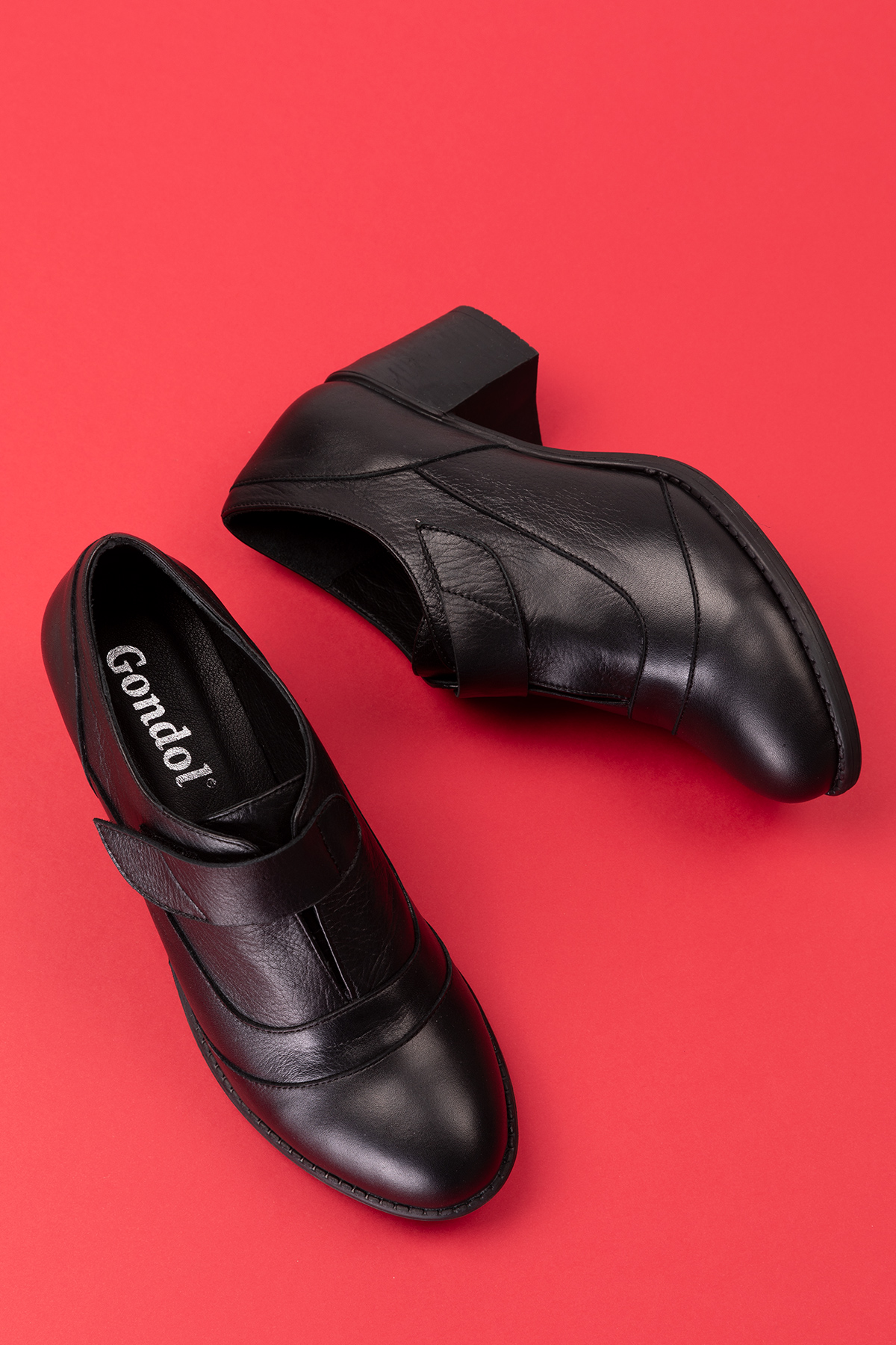 Gondol Kadın Hakiki Deri Rahat Topuklu Ayakkabı anl.7092 - Görsel 3