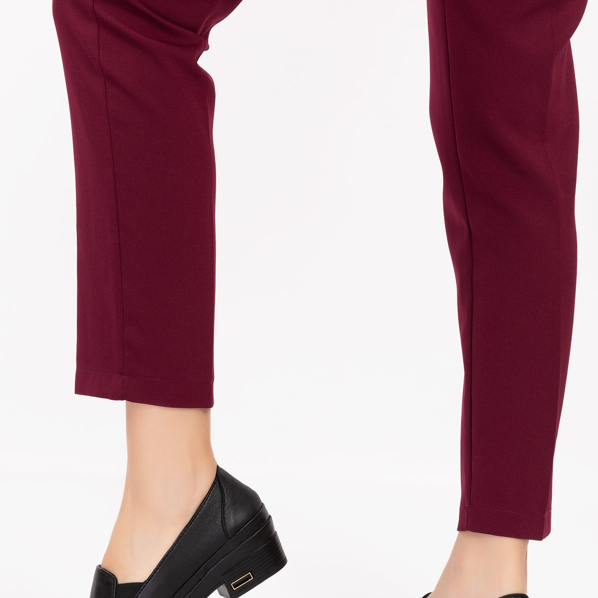 Gondol Hakiki Deri Kısa Topuklu Lastik Detaylı Ayakkabı msa.65 - Görsel 7