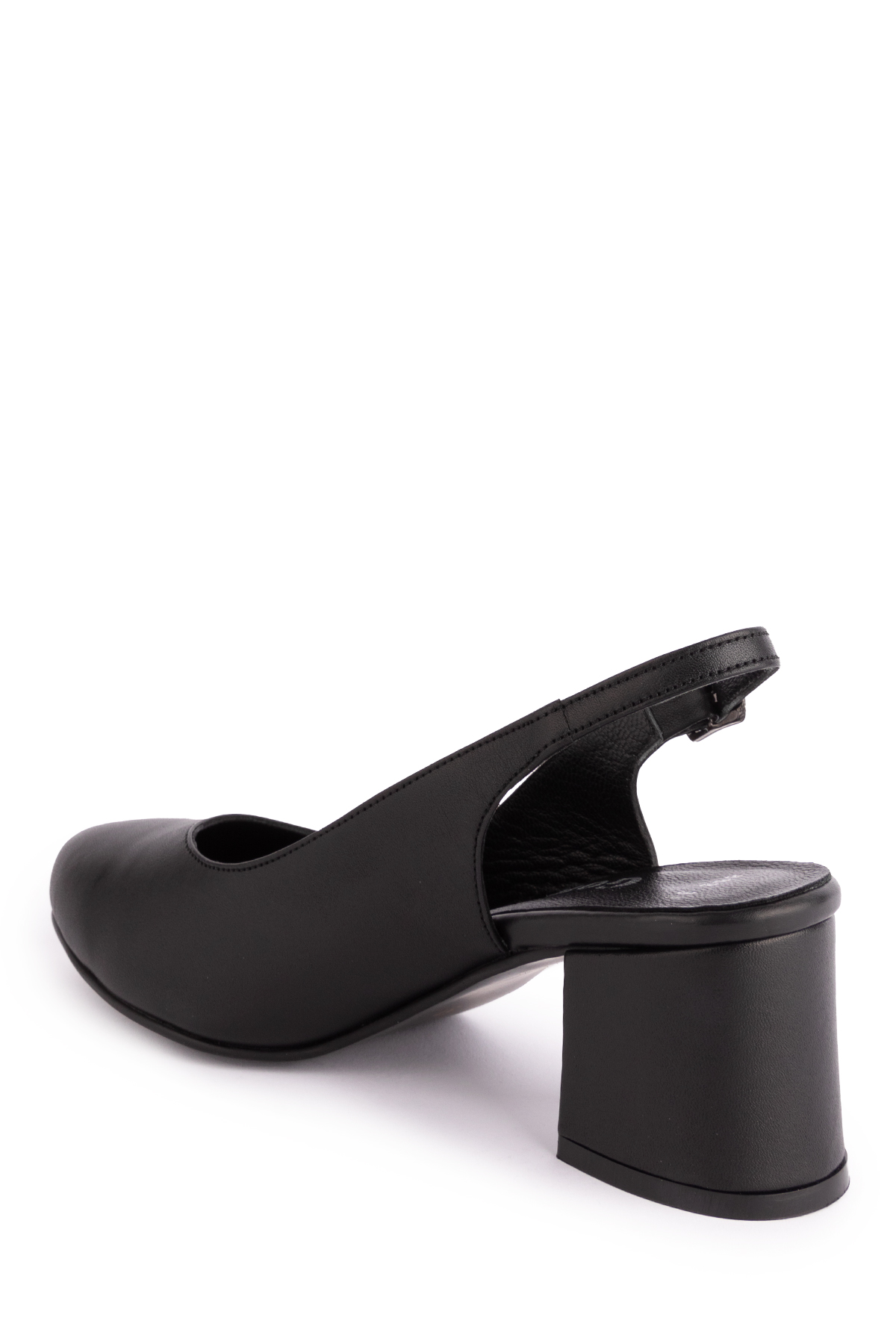 Gondol Hakiki Deri Lazer Kesim Şık Topuklu Ayakkabı şhn.883 - Görsel 6