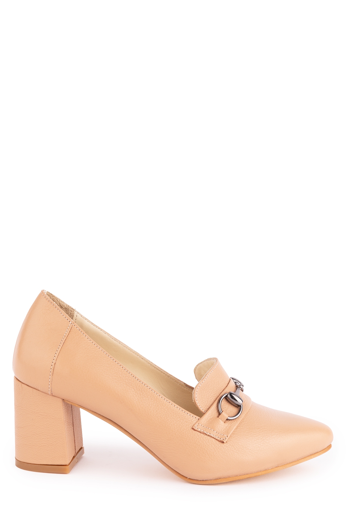 Gondol Kadın Hakiki Deri Klasik Topuklu Toka Detaylı Ayakkabı şhn.956 - Görsel 2