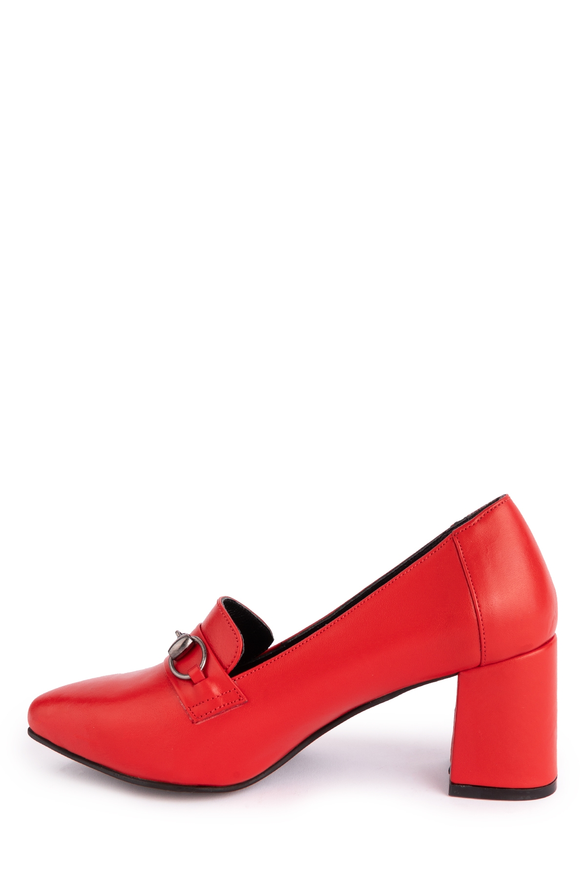 Gondol Kadın Hakiki Deri Klasik Topuklu Toka Detaylı Ayakkabı şhn.956 - Görsel 6