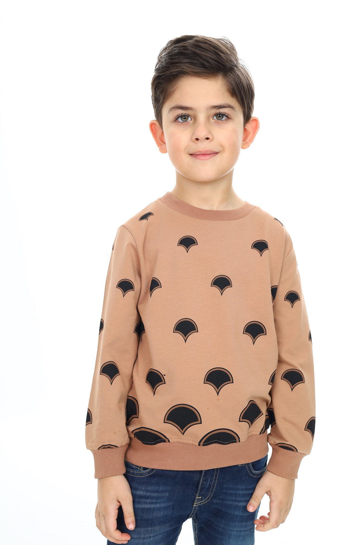 Toontoy Erkek Çocuk Baskılı Sweatshirt