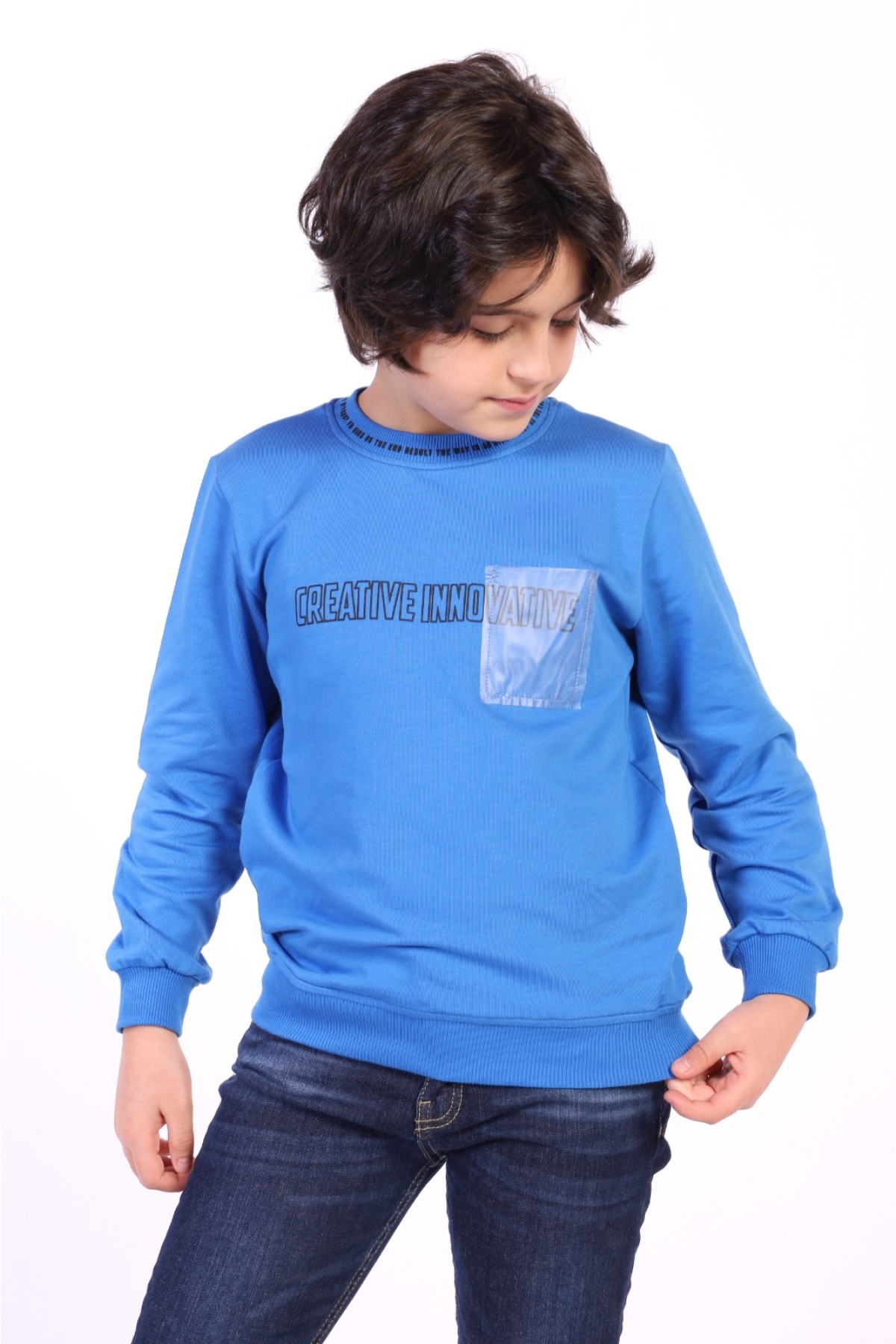 Toontoy Erkek Çocuk Creatıve Innovatıve Baskılı Sweatshirt