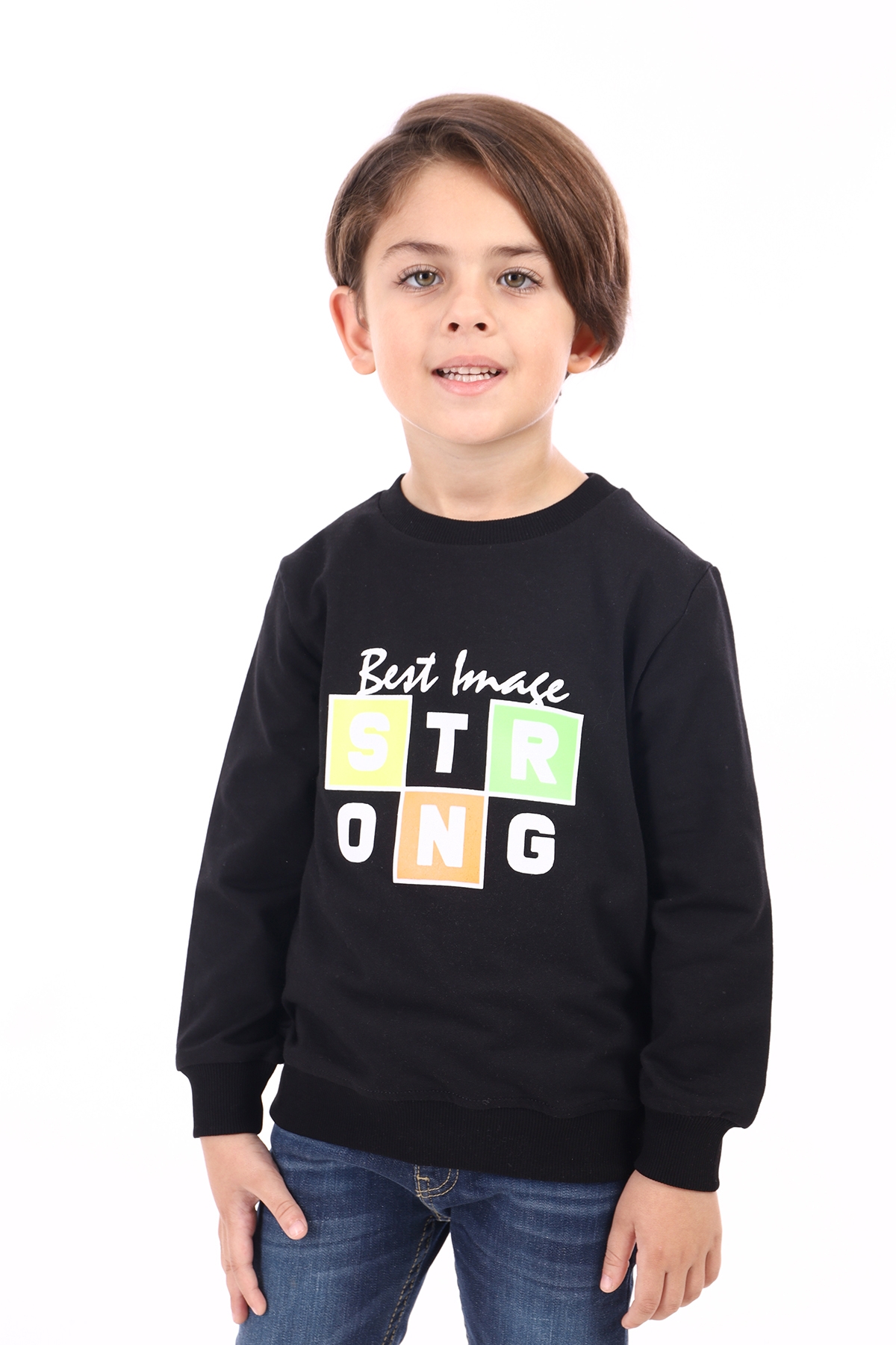 Toontoy Erkek Çocuk Baskılı Sweatshirt