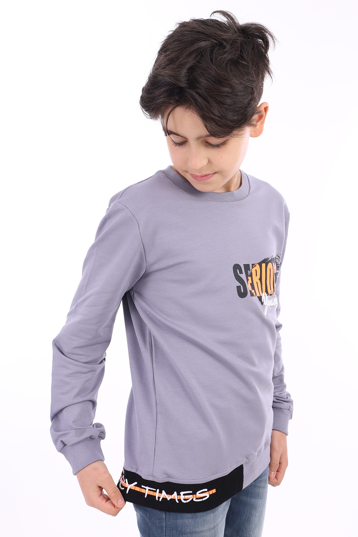 Toontoy Erkek Çocuk Baskılı Sweatshirt