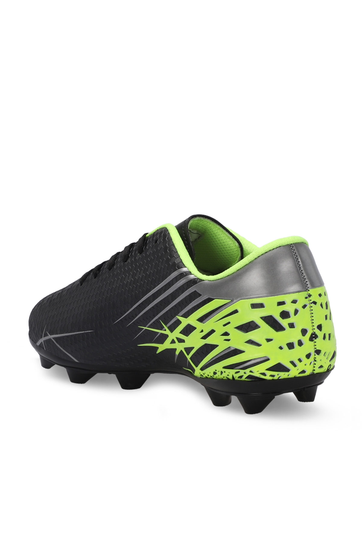 CARLO I Unisex Çocuk Futbol Ayakkabı Siyah / Yeşil - Görsel 4